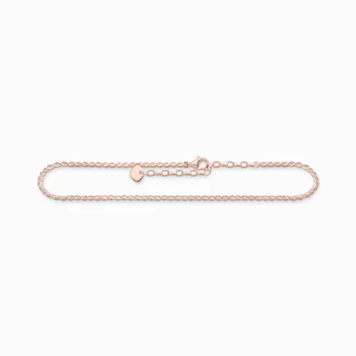 THOMAS SABO Ankelkedjor | Upp till SEK 3.000<ANKELKEDJA ROS&EACUTE;GULD roséguldfargad