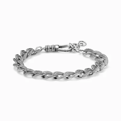 THOMAS SABO Armband | Återvunnet 925 silver<ARMBAND silverfargad