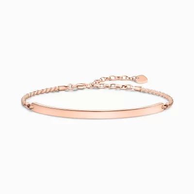 THOMAS SABO Armband | Gravyr till henne<ARMBAND CLASSIC roséguldfargad