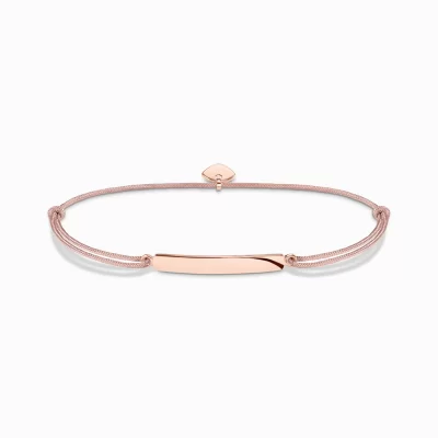 THOMAS SABO Armband | 18K roséguldplätering<ARMBAND LITTLE SECRET CLASSIC beige, roséguldfargad