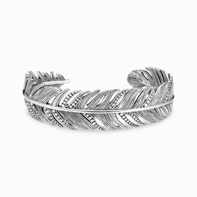 THOMAS SABO Armringar | Armringar<ARMRING FJ&AUML;DER silverfargad