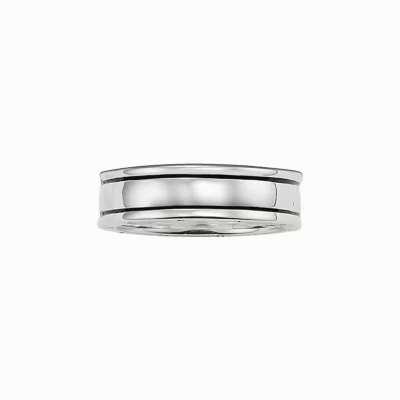 THOMAS SABO Ringar | Återvunnet 925 silver<BANDRING silverfargad