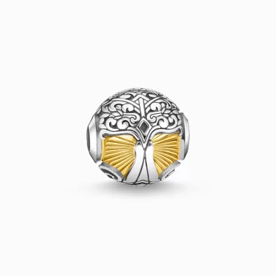 THOMAS SABO Återvunnet 925 silver | Livets träd<BEAD TREE OF LOVE GULD gult guldfargad, silverfargad