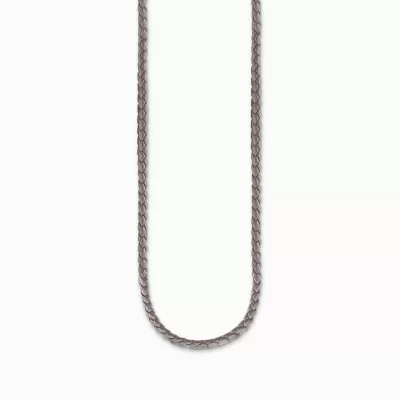 THOMAS SABO Charm Halskedjor | Charm Halskedjor<CHARM-HALSBAND GR&ARING;TT grå, silverfargad