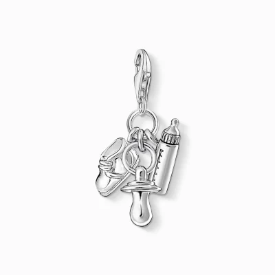 THOMAS SABO Charms | Charms<CHARM-H&AUML;NGSMYCKE BEBIS silverfargad