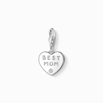 THOMAS SABO Charms | Charms<CHARM-H&AUML;NGSMYCKE BEST MOM silverfargad