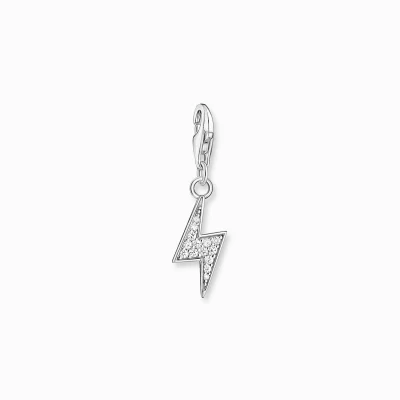 THOMAS SABO Charms | Charms<CHARM-H&AUML;NGSMYCKE FLASH SILVER vit