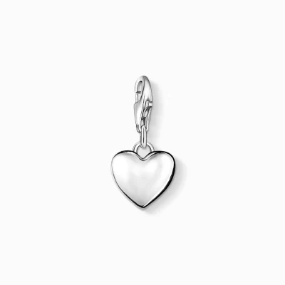 THOMAS SABO Charms | Charms<CHARM-H&AUML;NGSMYCKE HJ&AUML;RTA silverfargad