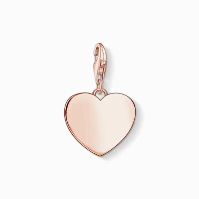 THOMAS SABO Charms | Charms<CHARM-H&AUML;NGSMYCKE HJ&AUML;RTA roséguldfargad