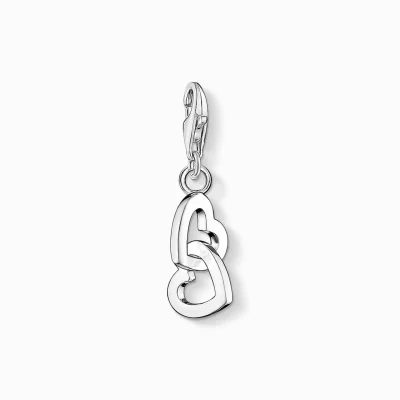 THOMAS SABO Charms | Charms<CHARM-H&AUML;NGSMYCKE HJ&AUML;RTAN silverfargad