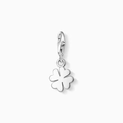 THOMAS SABO Charms | Charms<CHARM-H&AUML;NGSMYCKE KL&OUML;VERBLAD silverfargad