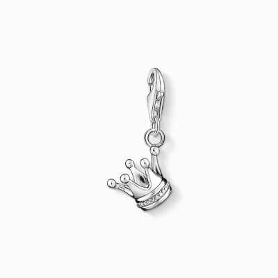 THOMAS SABO Charms | Charms<CHARM-H&AUML;NGSMYCKE KRONA silverfargad