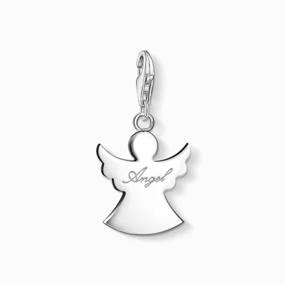 THOMAS SABO Charms | Charms<CHARM-H&AUML;NGSMYCKE SKYDDS&AUML;NGEL silverfargad