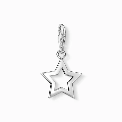 THOMAS SABO Charms | Charms<CHARM-H&AUML;NGSMYCKE STJ&AUML;RNA silverfargad