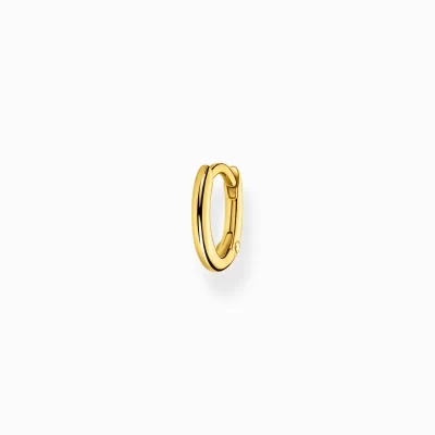 THOMAS SABO Creoler | 18K plätering<CREOL&OUML;RH&AUML;NGE INDIVIDUELLT CLASSIC GULD gult guldfargad