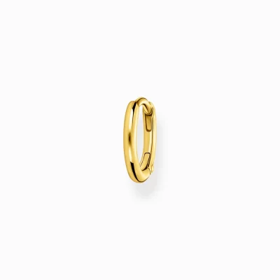 THOMAS SABO Creoler | 18K plätering<CREOL&OUML;RH&AUML;NGE INDIVIDUELLT CLASSIC GULD gult guldfargad