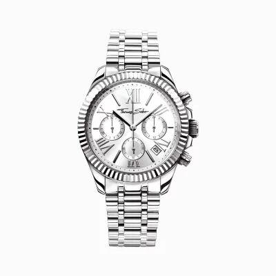 THOMAS SABO Klockor | Klockor för damer<DAMKLOCKA DIVINE CHRONO silverfargad