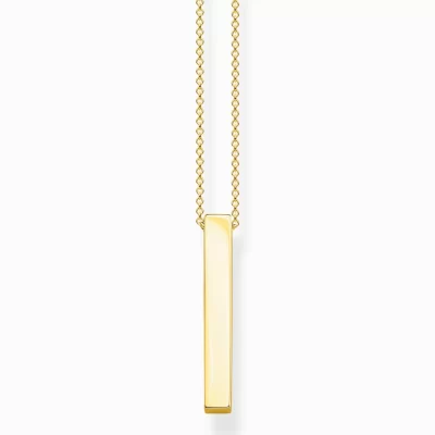 THOMAS SABO Halsband | 18K plätering<HALSBAND &ARING;TTAH&OUML;RNING GULD gult guldfargad