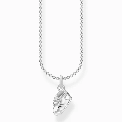 THOMAS SABO Halsband | Återvunnet 925 silver<HALSBAND BARNSKO silverfargad