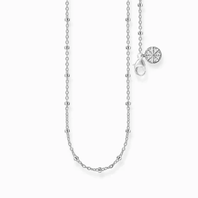 THOMAS SABO Halsband | Återvunnet 925 silver<HALSBAND F&OUML;R BEADS silverfargad