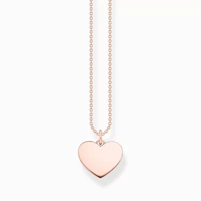 THOMAS SABO Halsband | 18K roséguldplätering<HALSBAND HJ&AUML;RTA ROS&EACUTE;GULD roséguldfargad