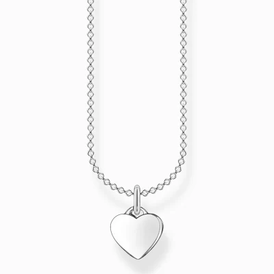 THOMAS SABO Halsband | Återvunnet 925 silver<HALSBAND HJ&AUML;RTA SILVER silverfargad