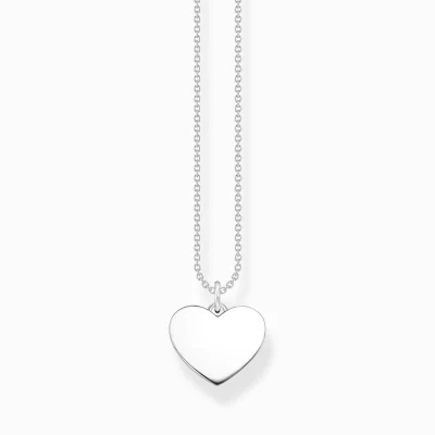 THOMAS SABO Halsband | Återvunnet 925 silver<HALSBAND HJ&AUML;RTA SILVER silverfargad