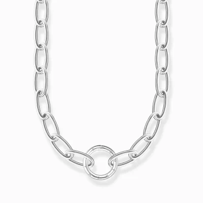 THOMAS SABO Halsband | Återvunnet 925 silver<HALSBAND L&AUML;NKAR SILVER silverfargad