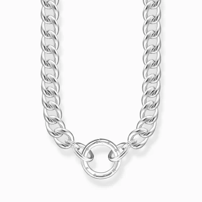 THOMAS SABO Halsband | Återvunnet 925 silver<HALSBAND L&AUML;NKAR SILVER silverfargad