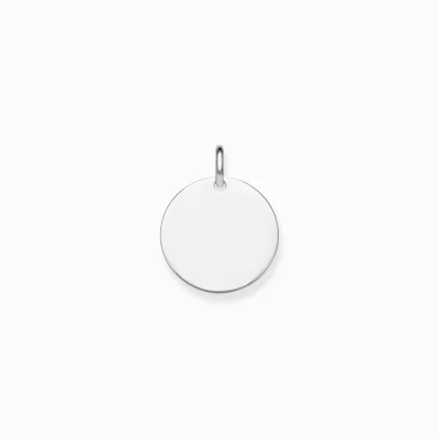 THOMAS SABO Hängsmycken | Återvunnet 925 silver<H&AUML;NGSMYCKE COIN STORA SILVER silverfargad