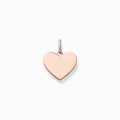 THOMAS SABO Hängsmycken | 18K roséguldplätering<H&AUML;NGSMYCKE HJ&AUML;RTA LITET ROS&EACUTE;GULD roséguldfargad