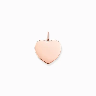 THOMAS SABO Hängsmycken | 18K roséguldplätering<H&AUML;NGSMYCKE HJ&AUML;RTA STORT ROS&EACUTE;GULD roséguldfargad