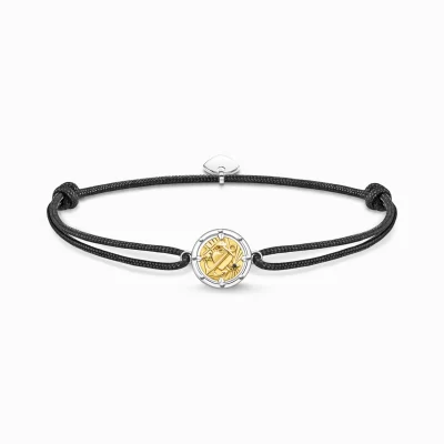 THOMAS SABO Armband | Återvunnet 925 silver<LITTLE SECRET TRO, HOPP OCH K&AUML;RLEK silverfargad, gult guldfargad, vit, svart