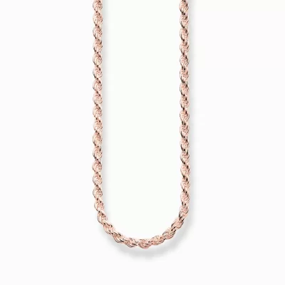 THOMAS SABO Halsband | 18K roséguldplätering<REPKEDJA roséguldfargad