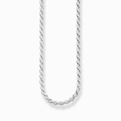 THOMAS SABO Halsband | Återvunnet 925 silver<REPKEDJA silverfargad