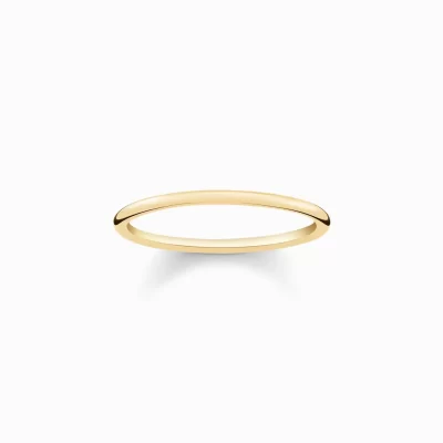 THOMAS SABO Ringar | 18K plätering<RING gult guldfargad