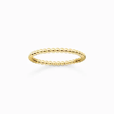 THOMAS SABO Ringar | 18K plätering<RING gult guldfargad