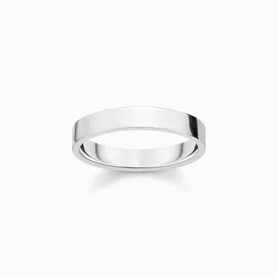 THOMAS SABO Ringar | Återvunnet 925 silver<RING silverfargad