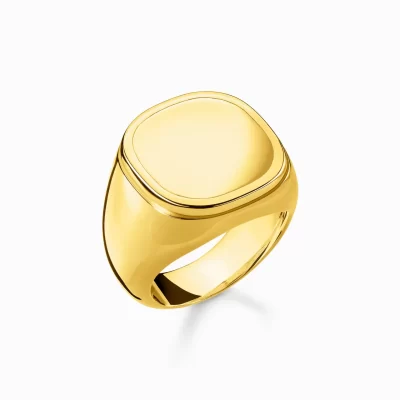 THOMAS SABO Ringar | Klackringar<RING CLASSIC gult guldfargad