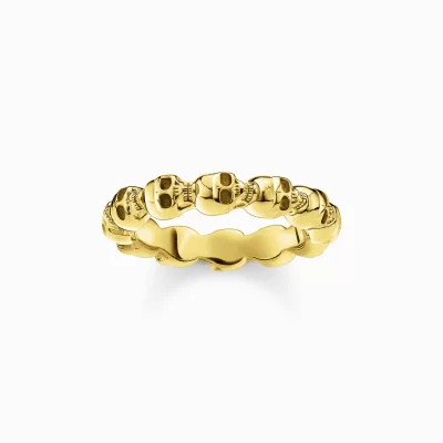 THOMAS SABO Ringar | Ringar<RING D&OUML;DSKALLE GULD gult guldfargad