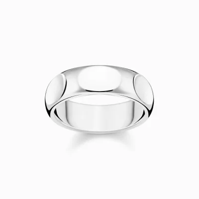 THOMAS SABO Ringar | Återvunnet 925 silver<RING STILRENT SILVER silverfargad