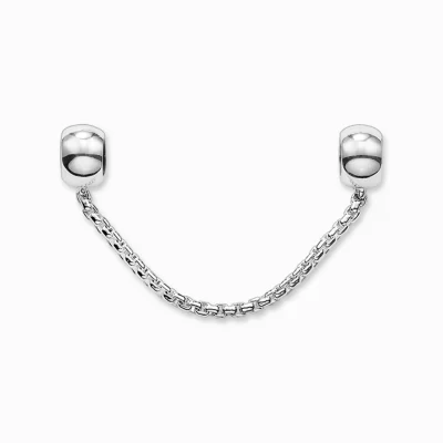 THOMAS SABO Beads | Återvunnet 925 silver<S&AUML;KERHETSKEDJA CLASSIC silverfargad